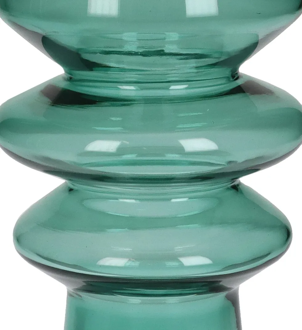 Vaas groen D 7 H 25 cm