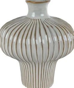 Vaas Jodie beige / bruin 25 x 23 x 29 cm