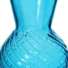 Vaas Kristal blauw D 13 H 18 cm