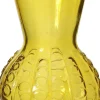 Vaas Kristal geel D 13 H 18 cm