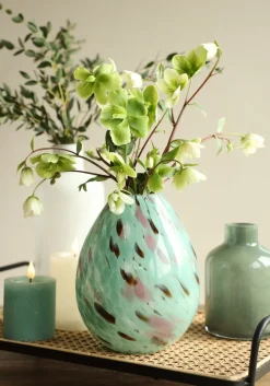 Vaas Lily mintgroen D 16 H 23 cm