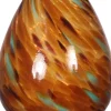Vaas Lily oranje / bruin D 16 H 23 cm