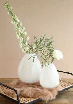 Vaas Lily wit D 12 H 15 cm