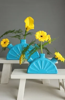 Vaas Limon blauw 28 x 6 x 17 cm