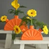 Vaas Limon oranje 18,5 x 5 x 11,5 cm