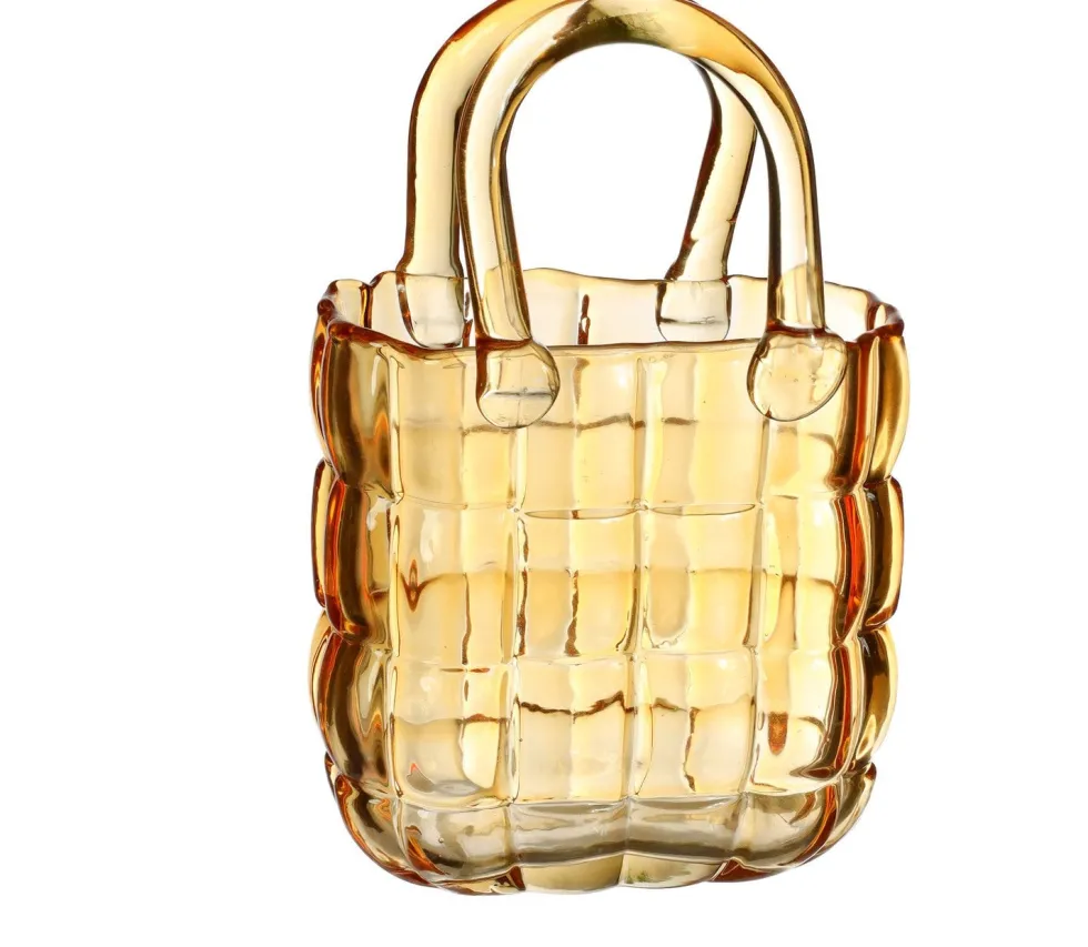 Vaas Marais geel 14 x 9,5 x 22 cm