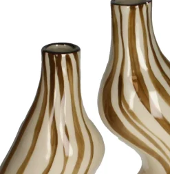 Vaas Organic crème / bruin 22,5 x 9,5 x 33 cm