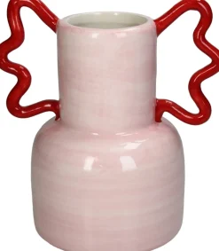Vaas Pool Party roze / rood 20,6 x 14,4 x 22 cm