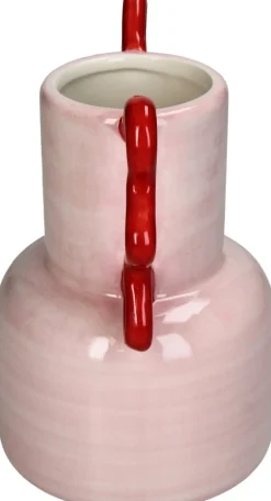Vaas Pool Party roze / rood 20,6 x 14,4 x 22 cm