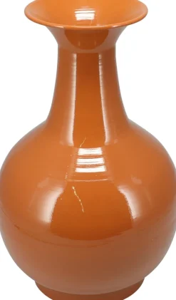 Vaas Tulip oranje D 24 H 38 cm