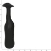 Vaas Wietze zwart D 9,5 H 39,5 cm