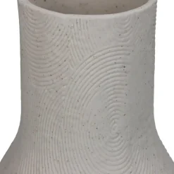 Vaas wit D 10,2 H 17,8 cm