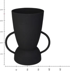 Vaas zwart 20 x 13 x 23 cm