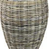 Van der Leeden bloempot Drypot grijs D 48 H 62 cm