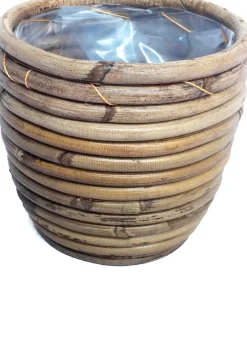 Van der Leeden bloempot grijs D 13 H 11 cm