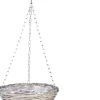 Van der Leeden hangpot grijs D 30 H 15 cm