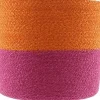 Van der Leeden plantenmand Bodi duotoon roze / oranje D 14 H 12 cm