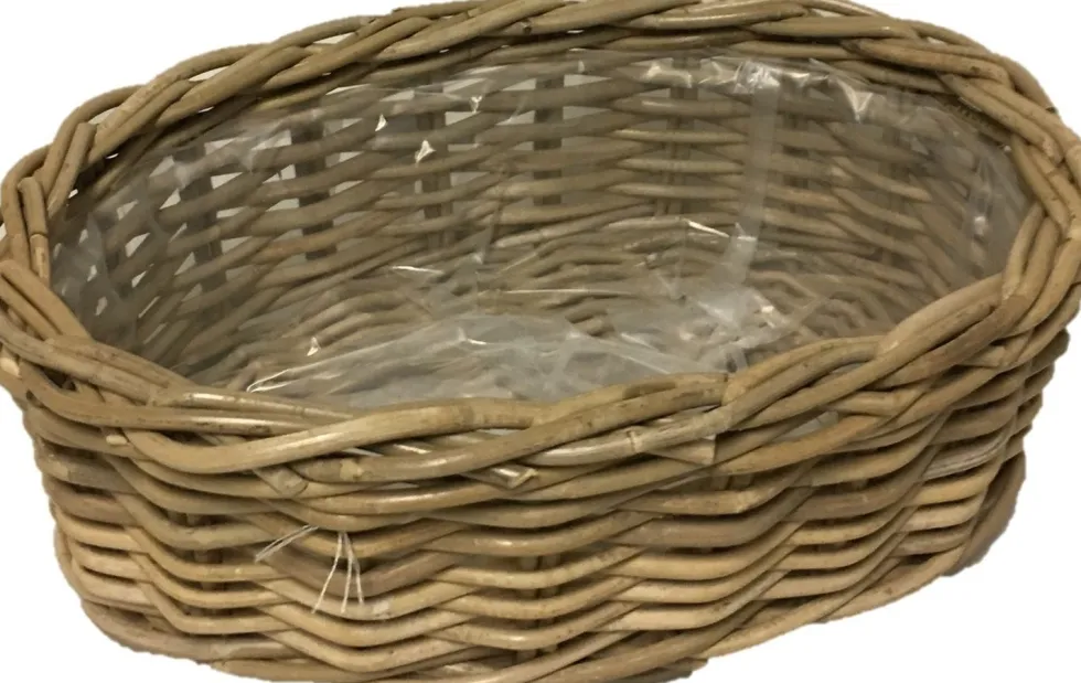 Van der Leeden plantenmand naturel 37 x 26 x 12 cm