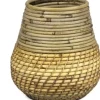 Van der Leeden plantenmand naturel D 24 H 25 cm