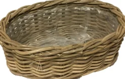 Van der Leeden plantenmand naturel 44 x 32 x 15 cm