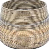 Van der Leeden plantenmand naturel D 40 H 33 cm