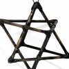 Van der Leeden ster rotan H 25 cm zwart