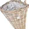 Van der Leeden wandhanger rotan 30 x 26 x 37 cm