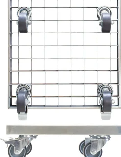 Wagner System plantentrolley zilver 29 x 29 x 9,5 cm