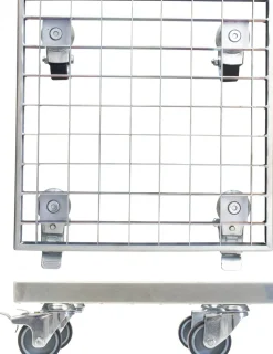 Wagner System plantentrolley zilver 29 x 29 x 9,5 cm
