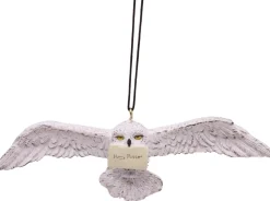 Warner Bros kerst ornament Harry Potter hedwig brief wit 4,5 x 2,3 x 13,6 cm