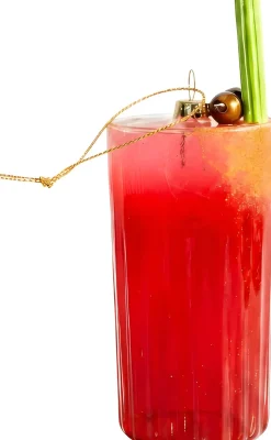 Yup in de Boom kerst ornament bloody mary rood D 5,5 H 14 cm