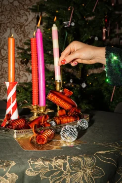 Yup in de Boom kerst ornament haarclip bruin 10 x 5,6 x 3 cm