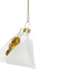 Yup in de Boom kerst ornament martini olijf groen D 6 H 10 cm