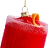Yup in de Boom kerst ornament negroni rood D 7 H 9,5 cm