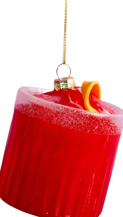 Yup in de Boom kerst ornament negroni rood D 7 H 9,5 cm