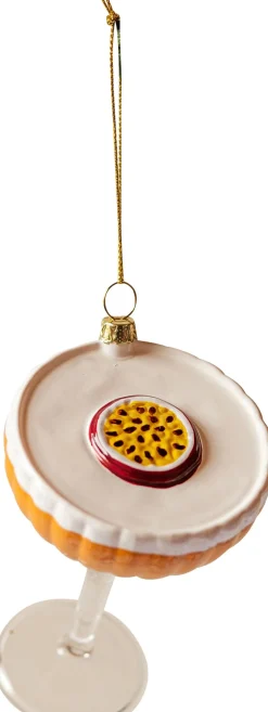 Yup in de Boom kerst ornament pornstar martini oranje 10 x 7,2 x 7,2 cm