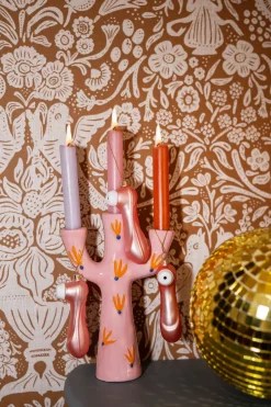Yup in de Boom kerst ornament satisfier roze 10,4 x 2,8 x 4,1 cm