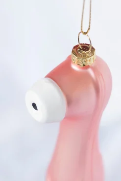 Yup in de Boom kerst ornament satisfier roze 10,4 x 2,8 x 4,1 cm