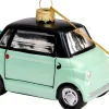 Yup in de Boom kerst ornament stadsauto groen / zwart 5 x 10 x 7 cm