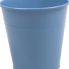 Zinc Collection bloempot Ella blauw 16 x 14 x 16 cm