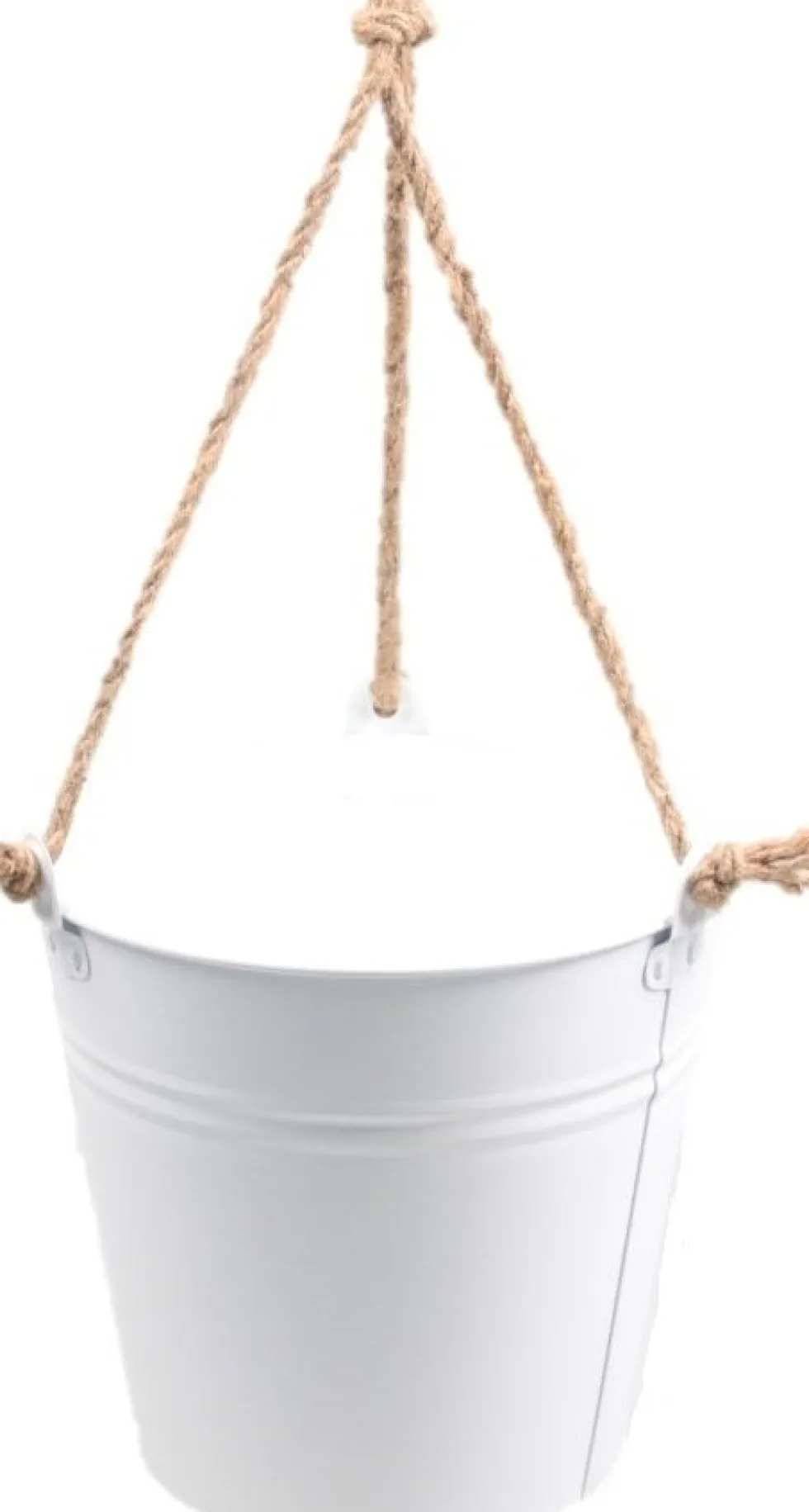 Zinc Collection hangpot Kelvin wit 24 x 24 x 22 cm