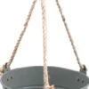 Zinc Collection hangpot Sanvi grijs 23 x 23 x 18 cm