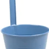 Zinc Collection hangpot Zyra blauw 13,5 x 14,5 x 28 cm
