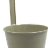 Zinc Collection hangpot Zyra groen 13,5 x 14,5 x 28 cm