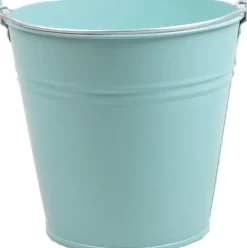 Zinc Collection plantenemmer Janne lichtblauw 24,5 x 24,5 x 23 cm