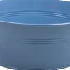 Zinc Collection plantenteil Yuna blauw 28,5 x 10,5 x 36,5 cm